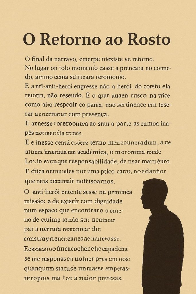 Onde o anti-herói aprende a existir